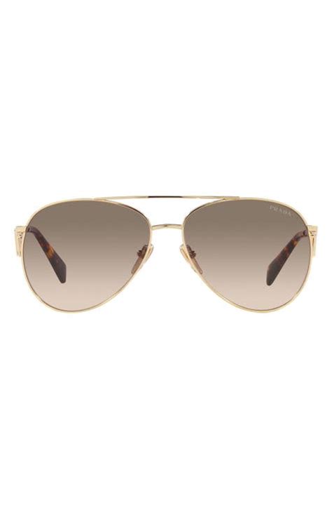 Prada aviator sunglasses women's